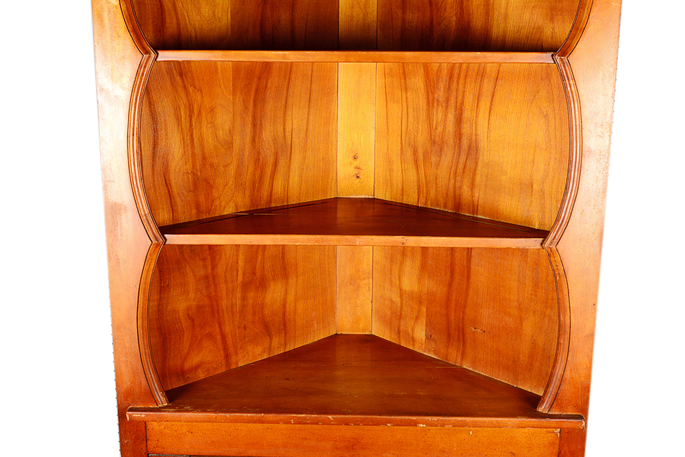 Vintage Maple Corner Cabinet