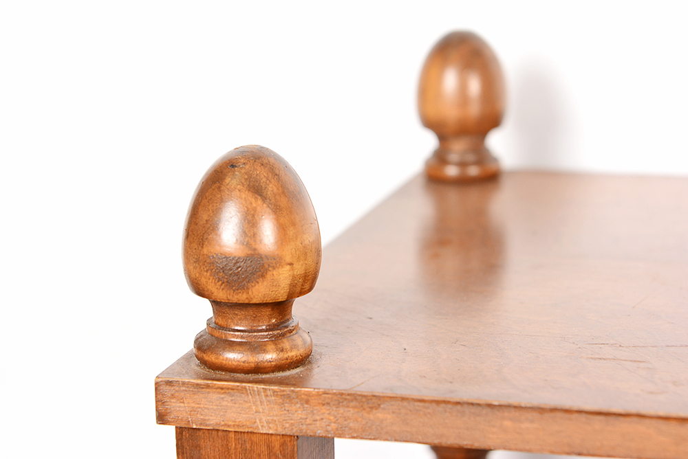 Solid Wood Two Tier Shelf