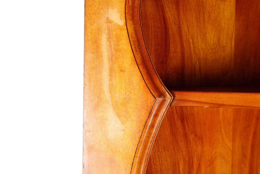 Vintage Maple Corner Cabinet