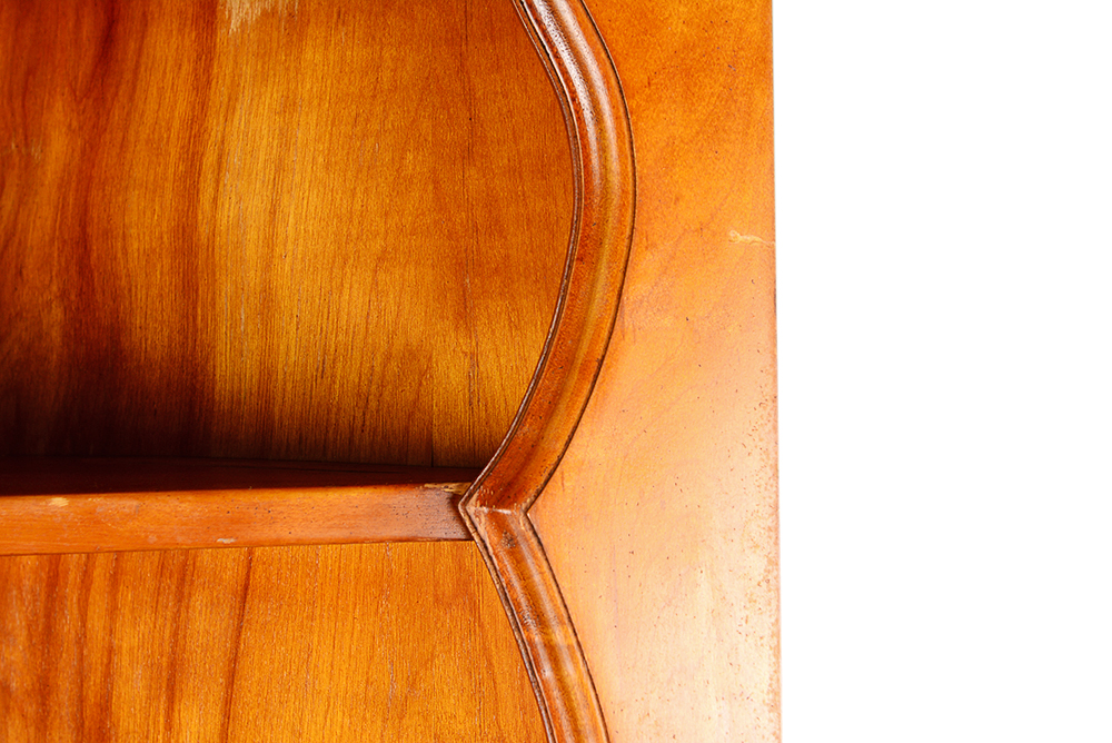 Vintage Maple Corner Cabinet