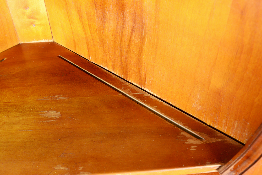 Vintage Maple Corner Cabinet