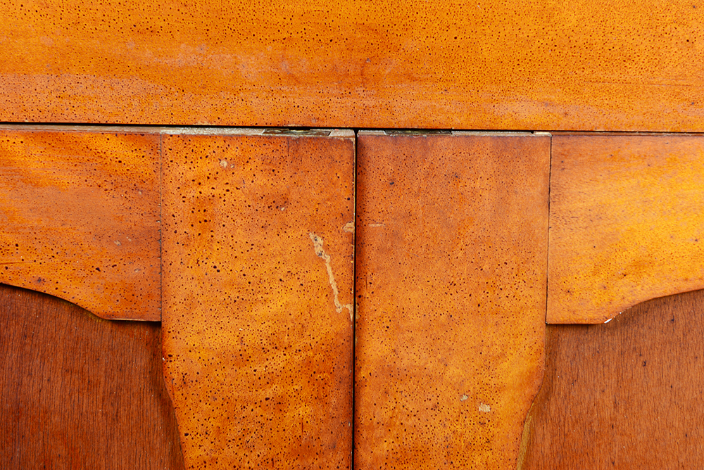 Vintage Maple Corner Cabinet