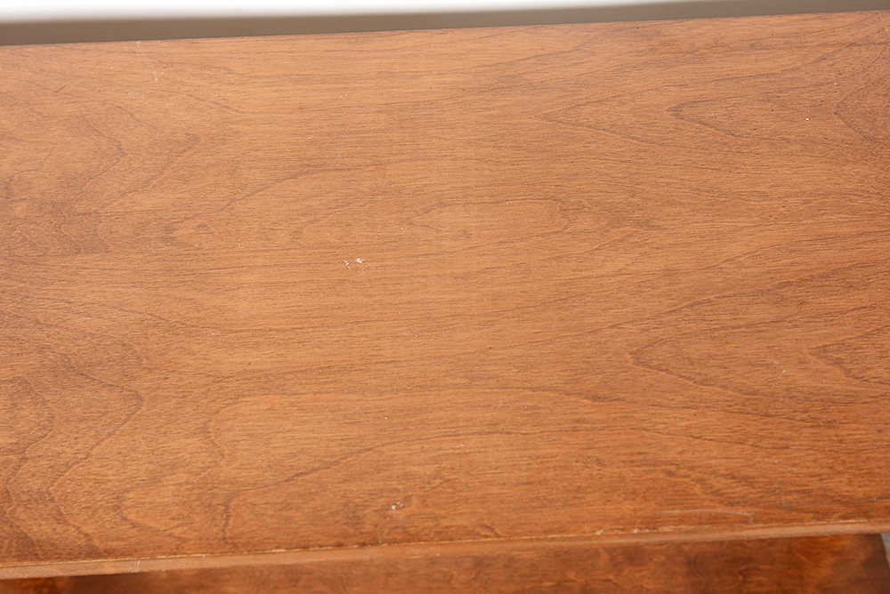 Solid Wood Two Tier Shelf