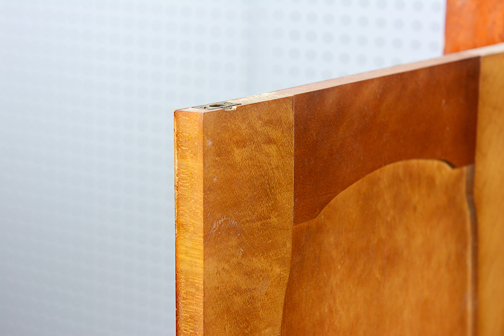 Vintage Maple Corner Cabinet