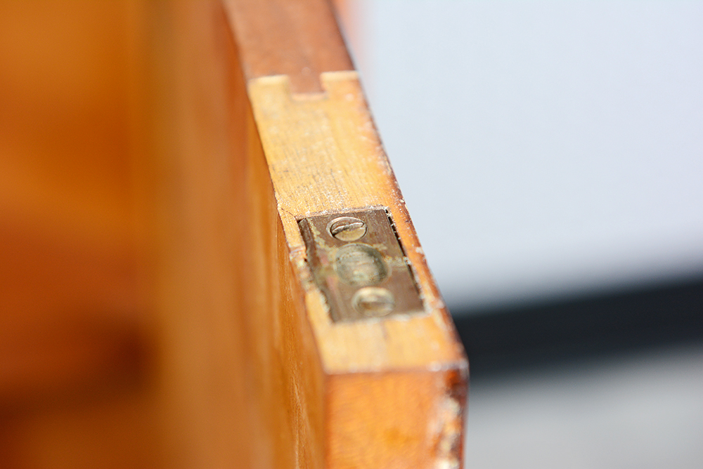 Vintage Maple Corner Cabinet