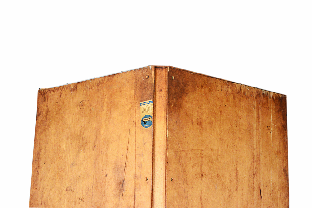 Vintage Maple Corner Cabinet