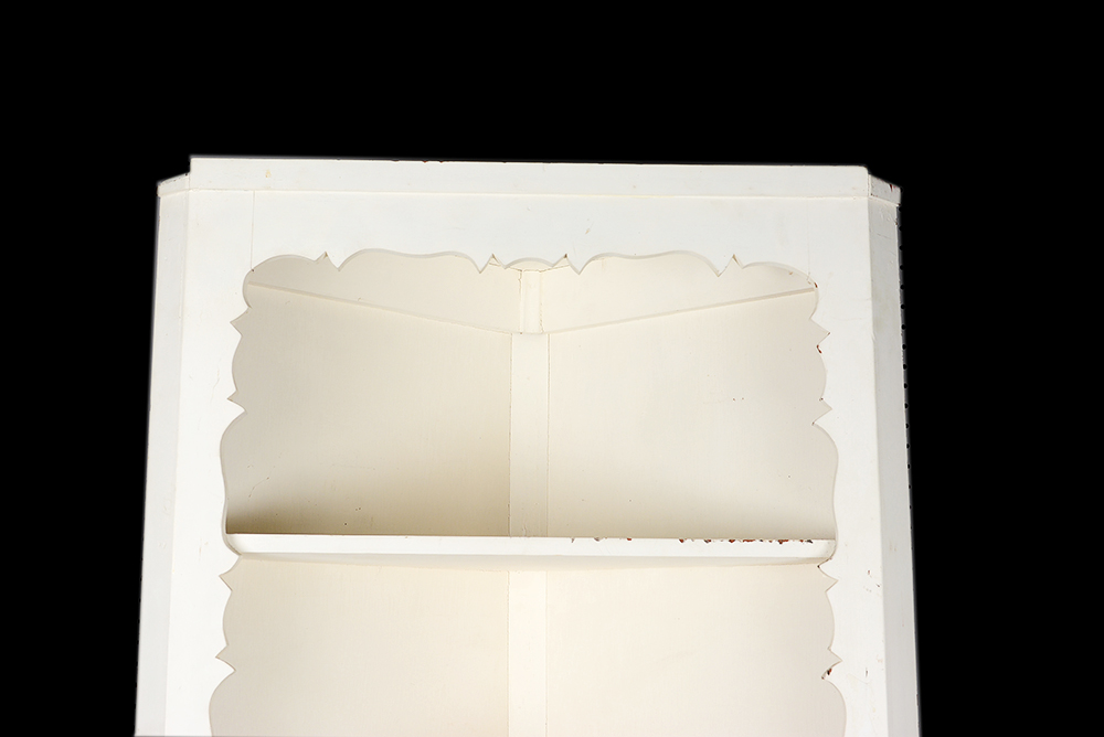 Painted White Corner Cabinet