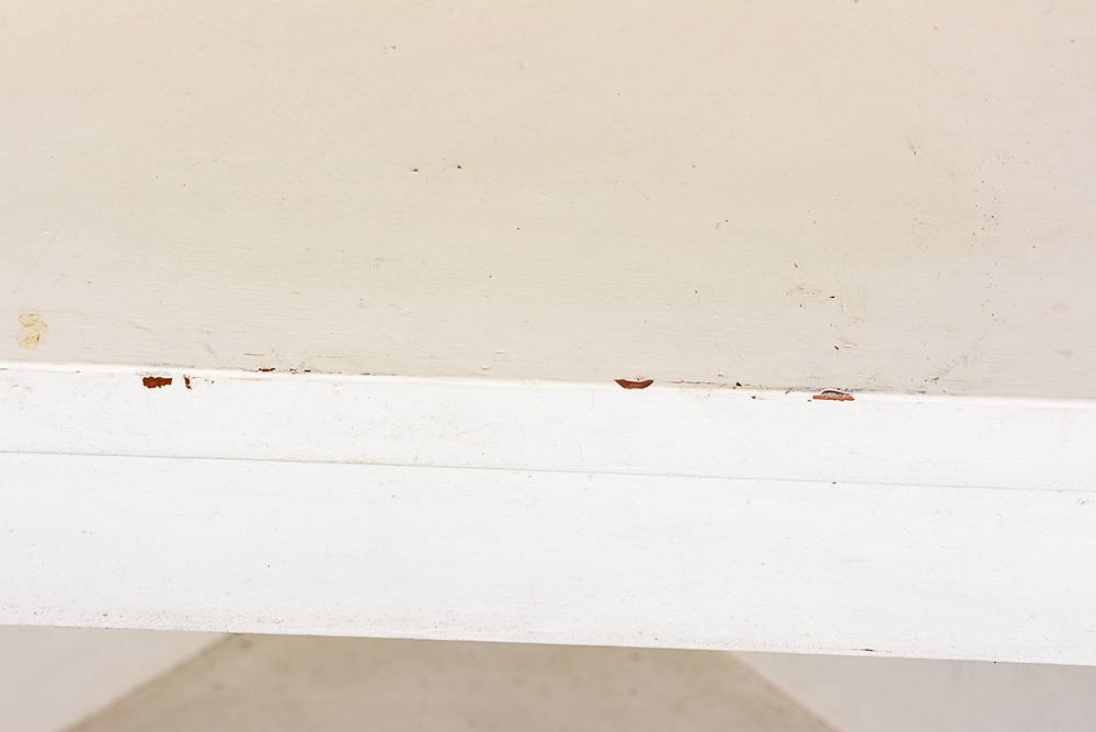 Painted White Corner Cabinet