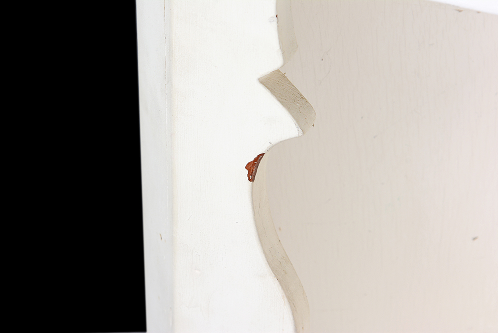 Painted White Corner Cabinet