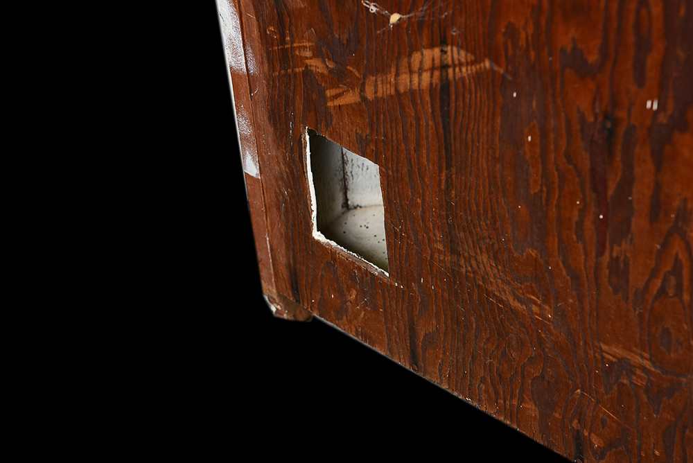 Painted White Corner Cabinet