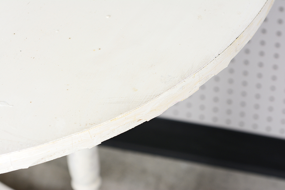 White Pedestal Table