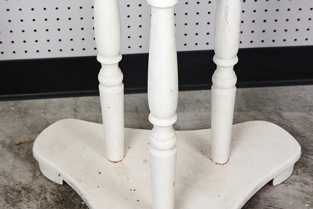 White Pedestal Table