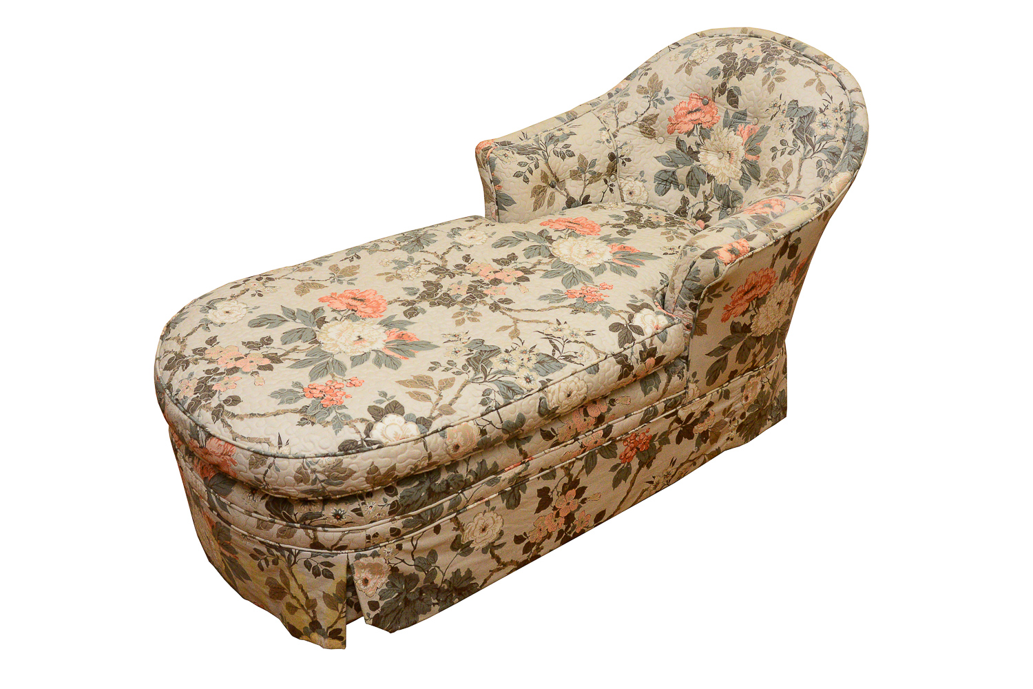 Floral Chaise Lounge