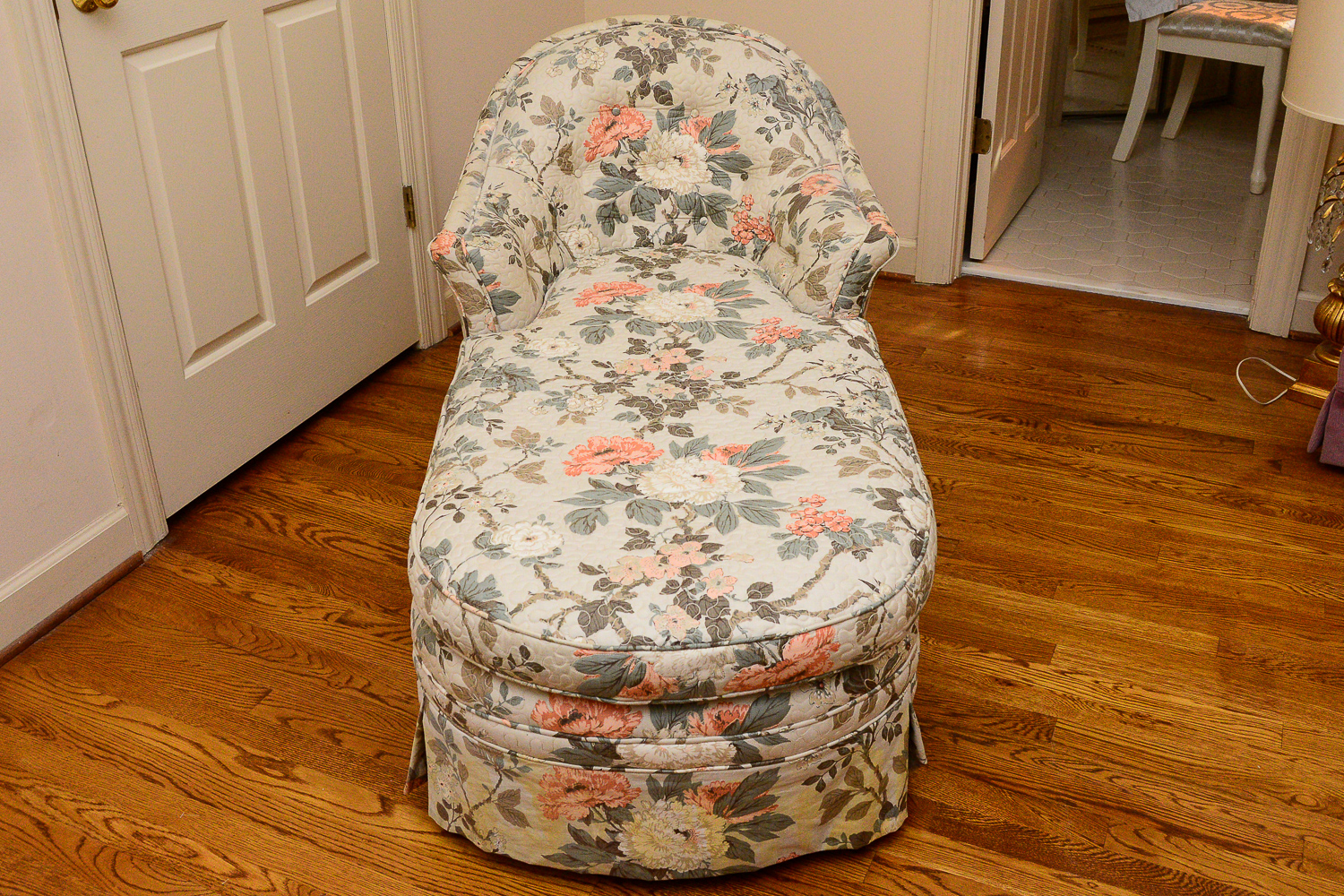 Floral Chaise Lounge