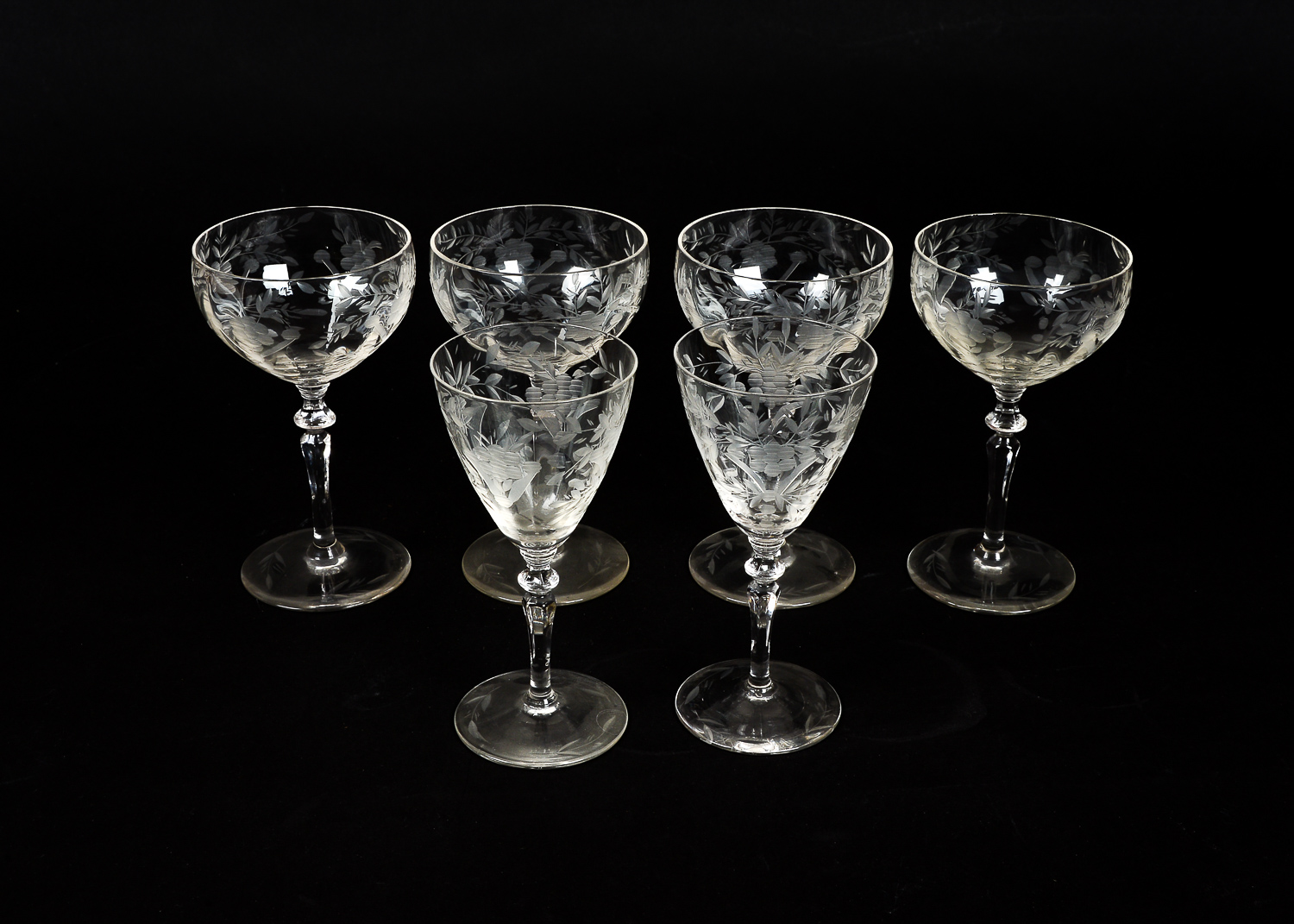 Etched Frosted Glasses