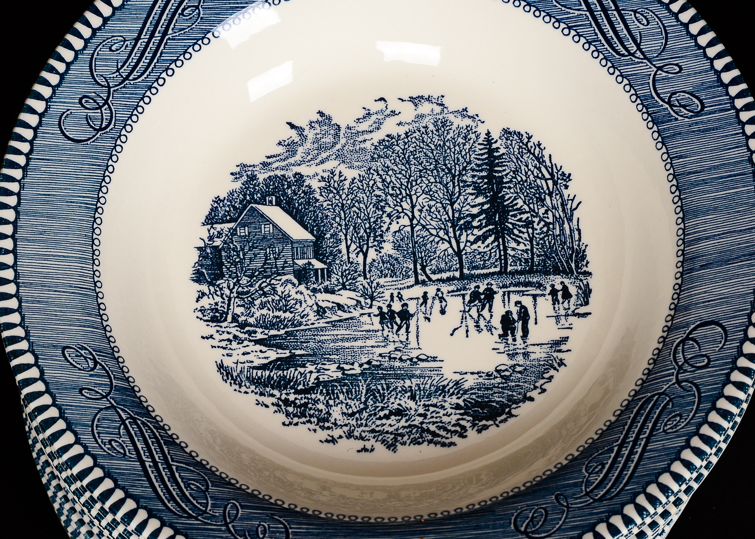 Currier and Ives Dish Collection