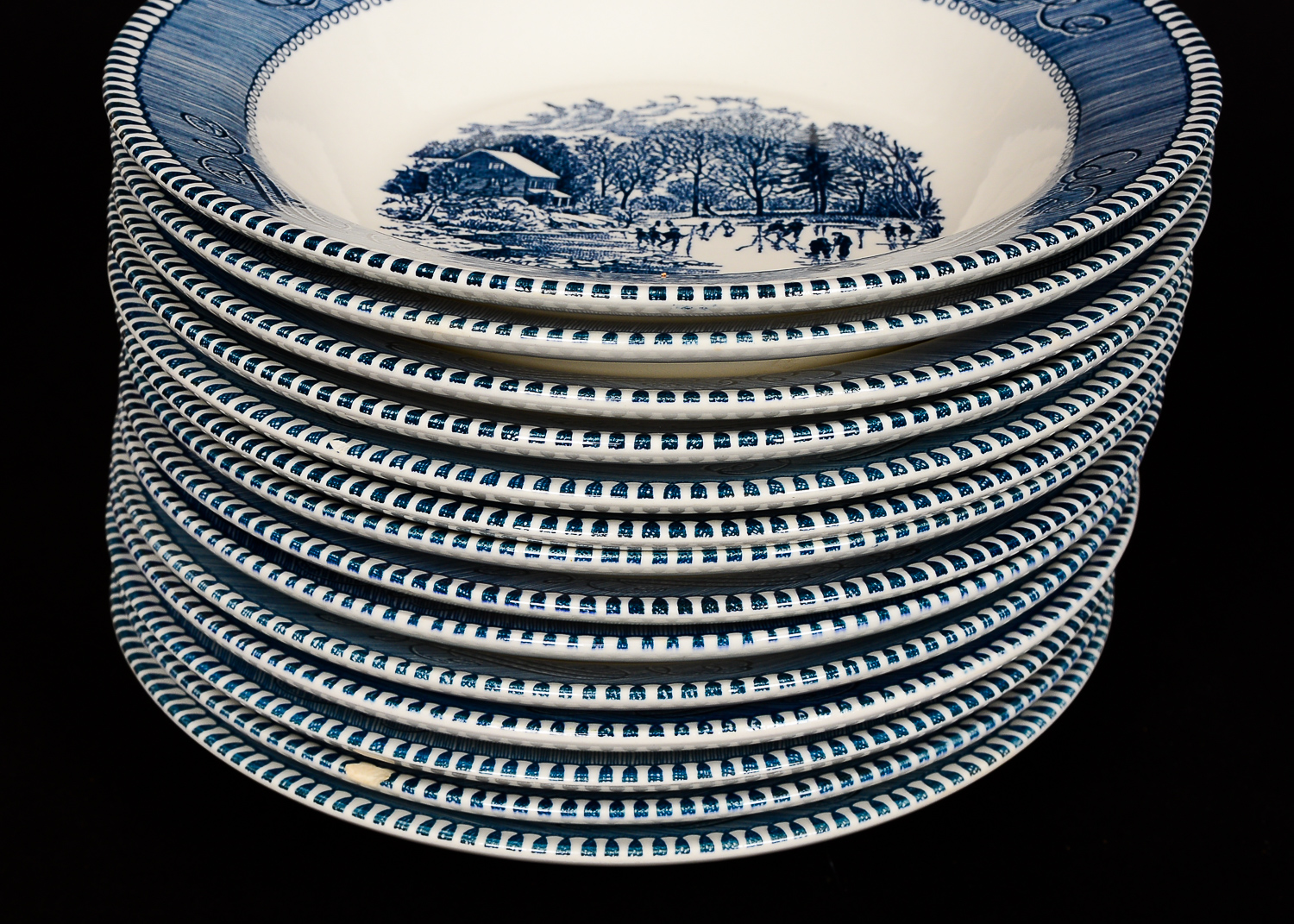 Currier and Ives Dish Collection