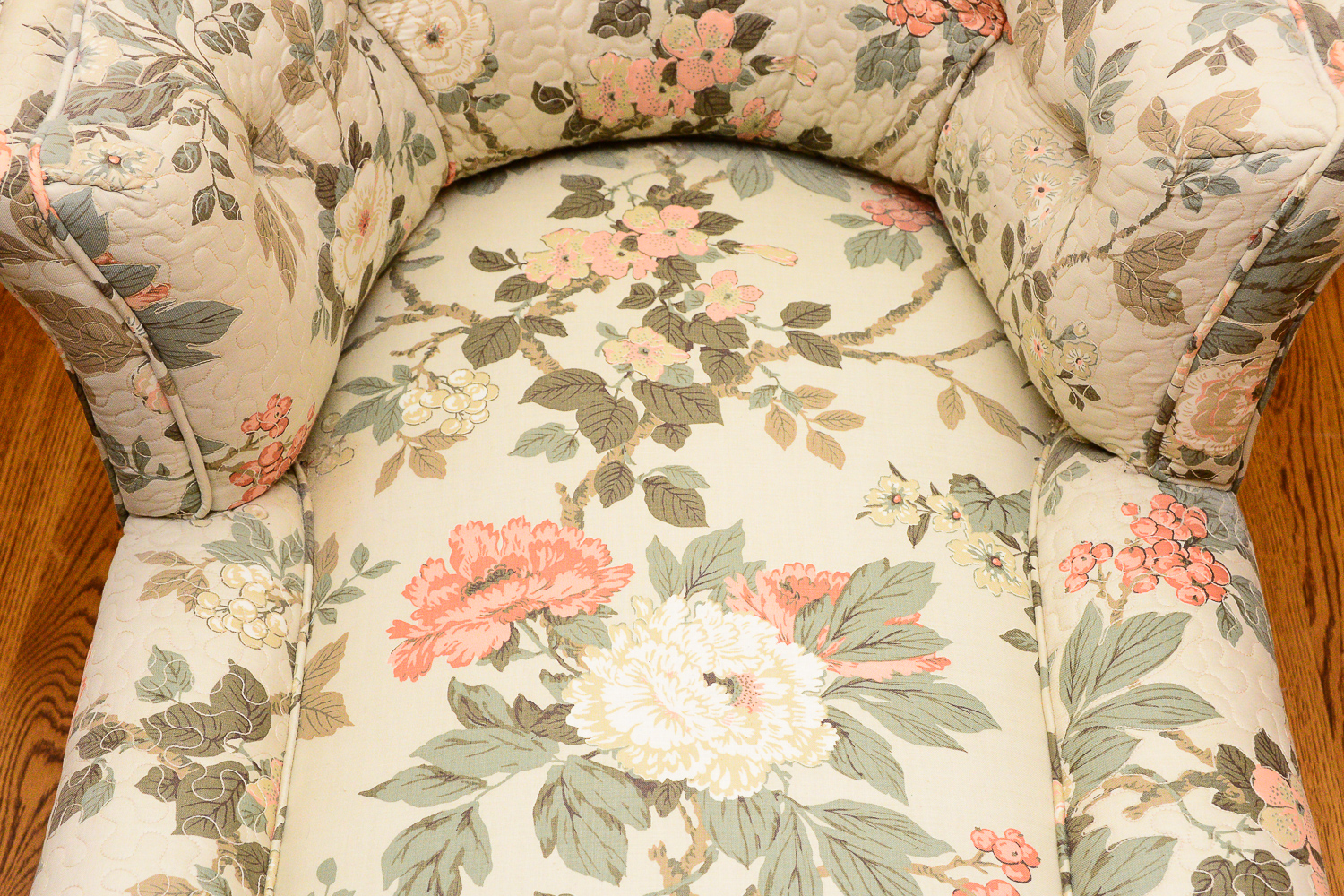 Floral Chaise Lounge