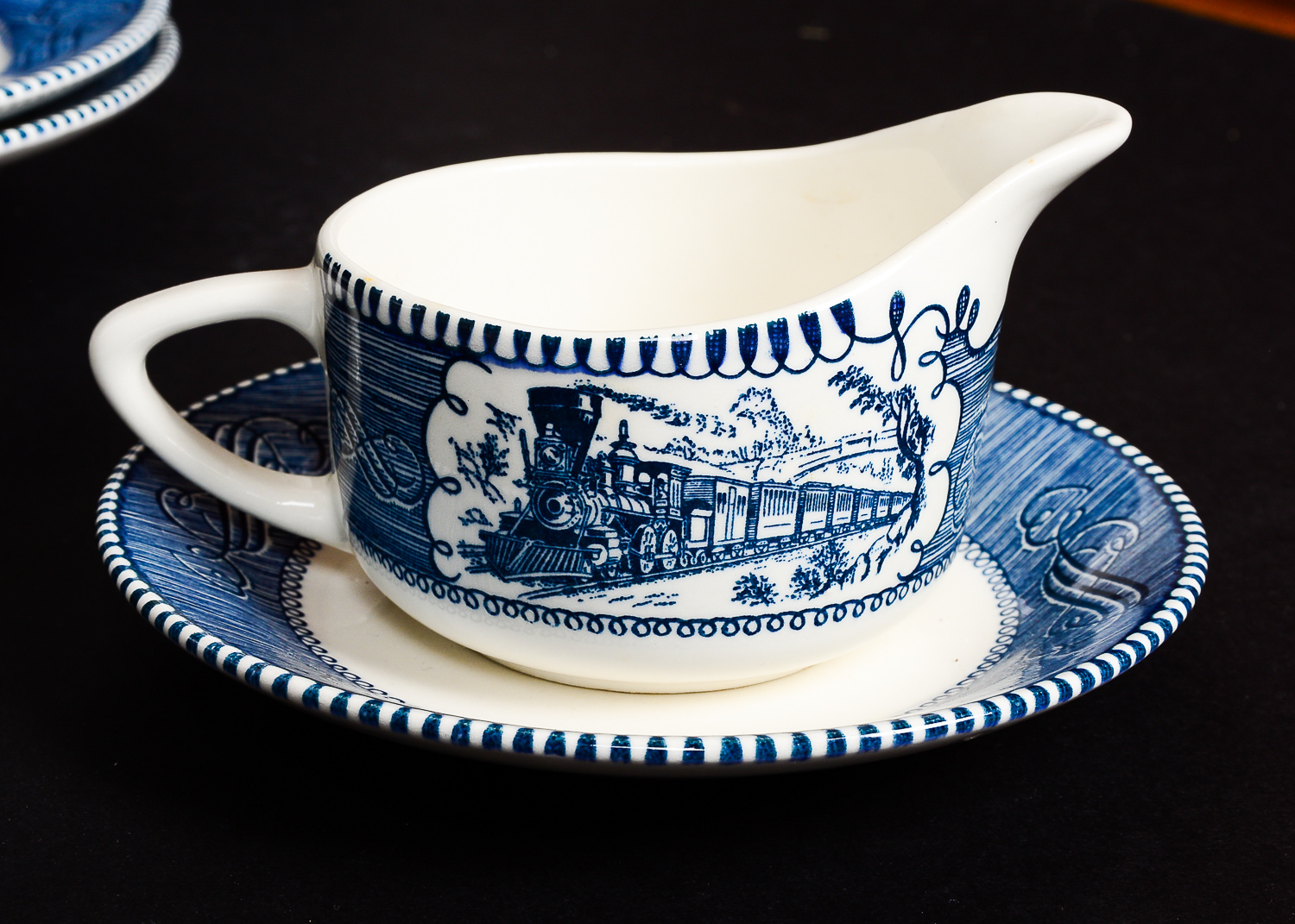 Currier and Ives Dish Collection