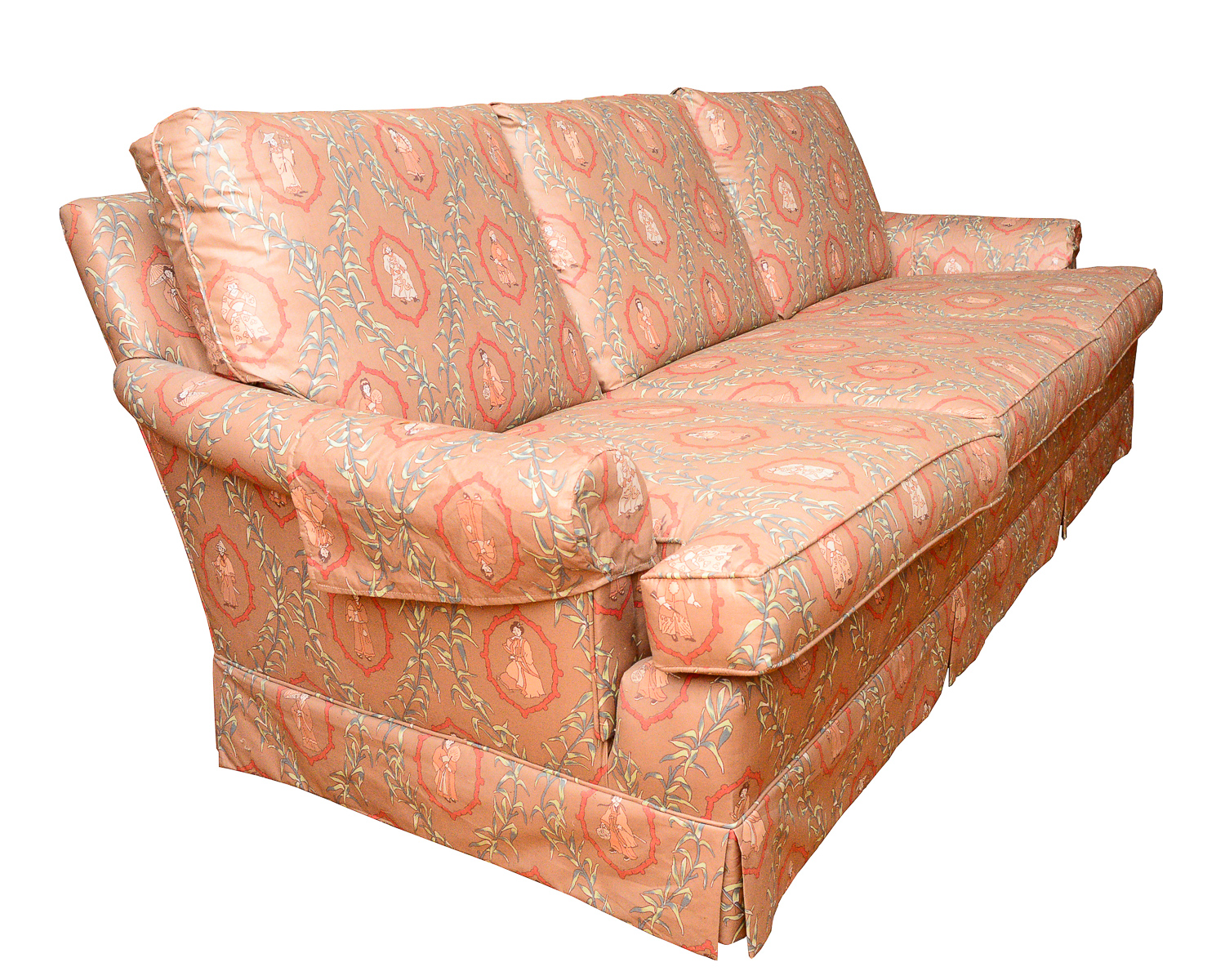 Vintage Chinoiserie Sofa