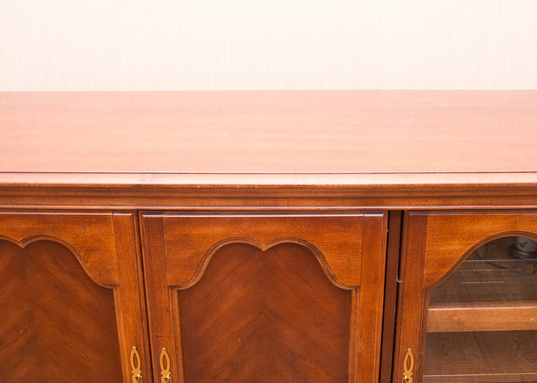 Mahogany Entertainment Cabinet