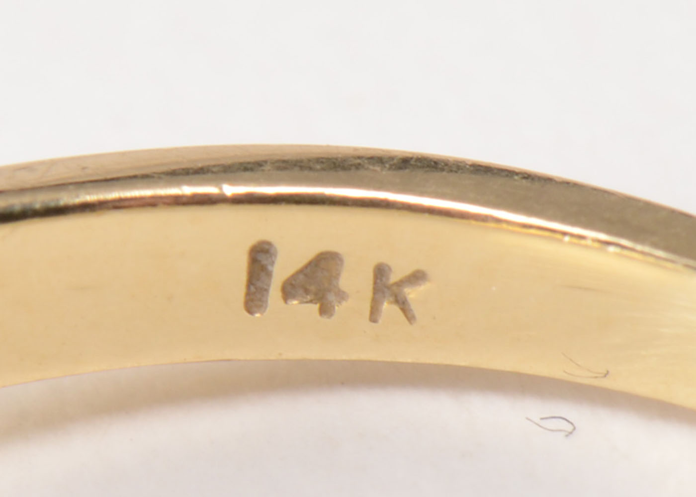 14K Gold Two-Tone Solitaire Diamond Ring