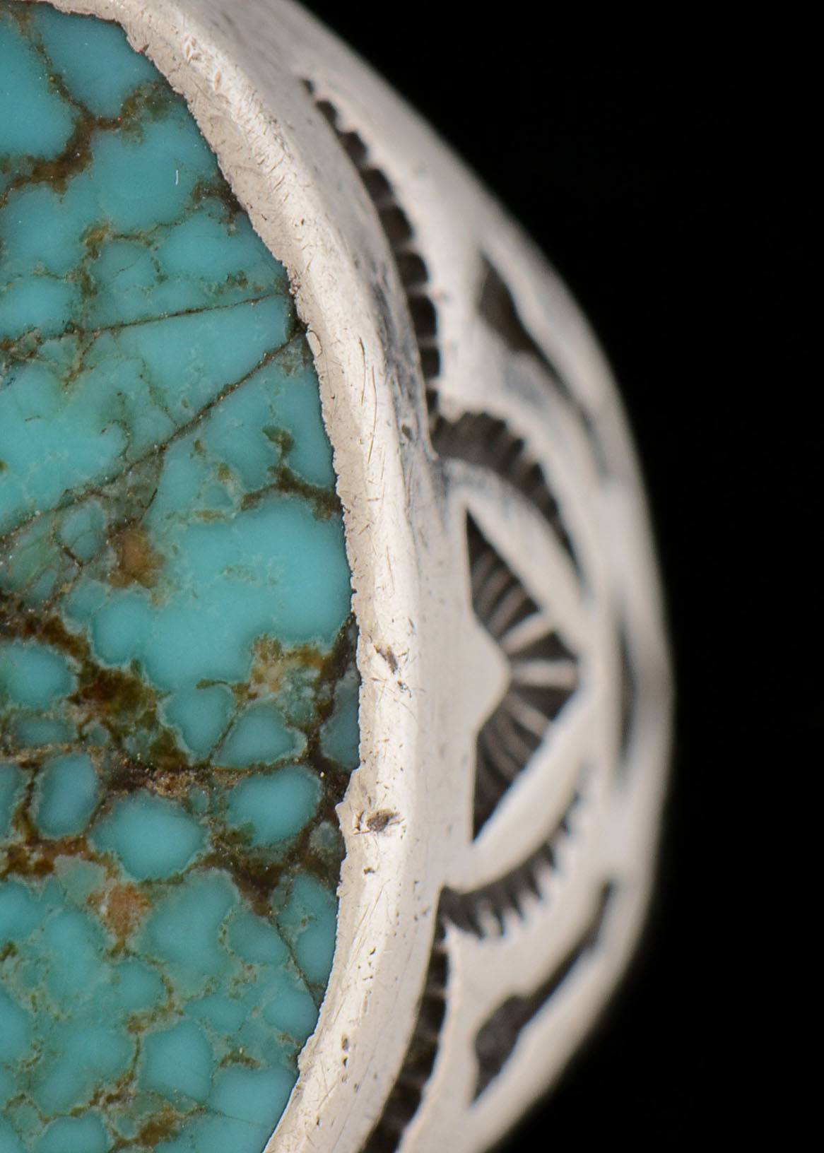 Native American Turquoise Sterling Ring by Sunbell