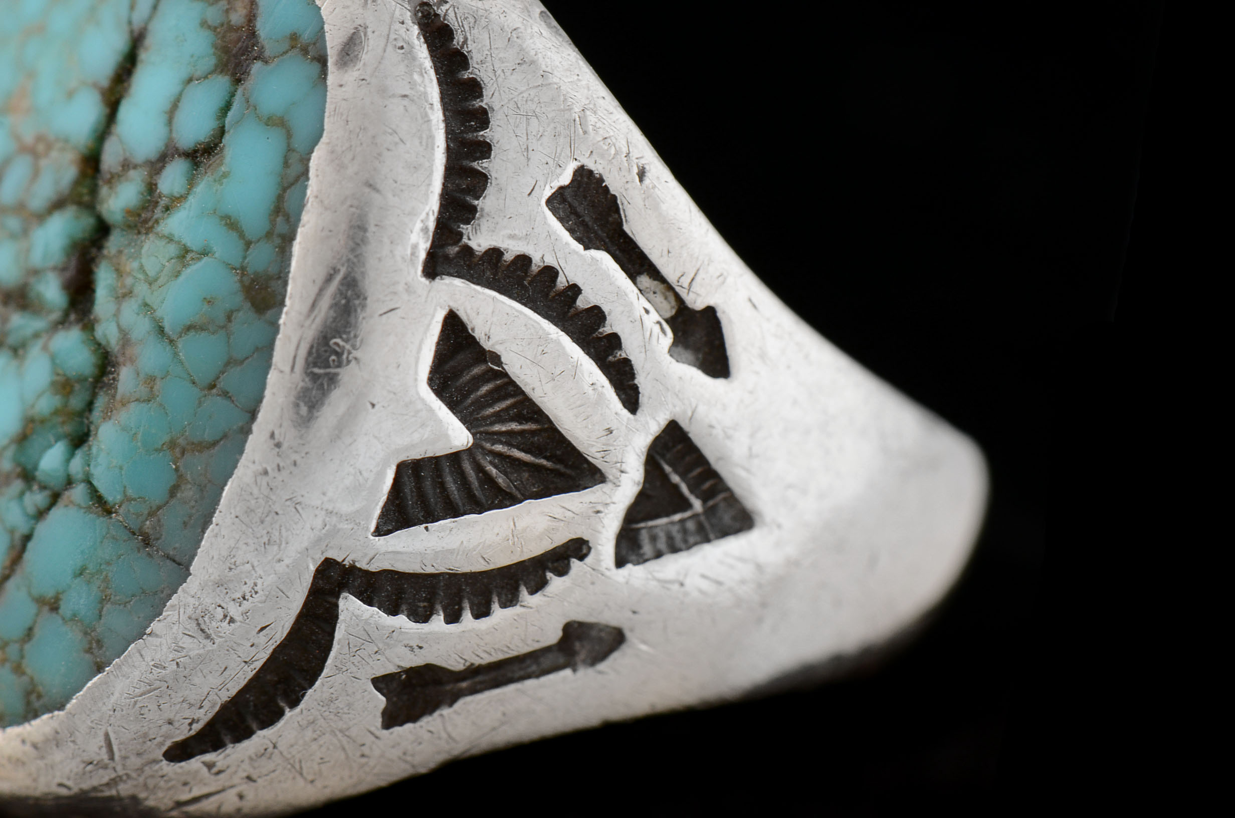 Native American Turquoise Sterling Ring by Sunbell