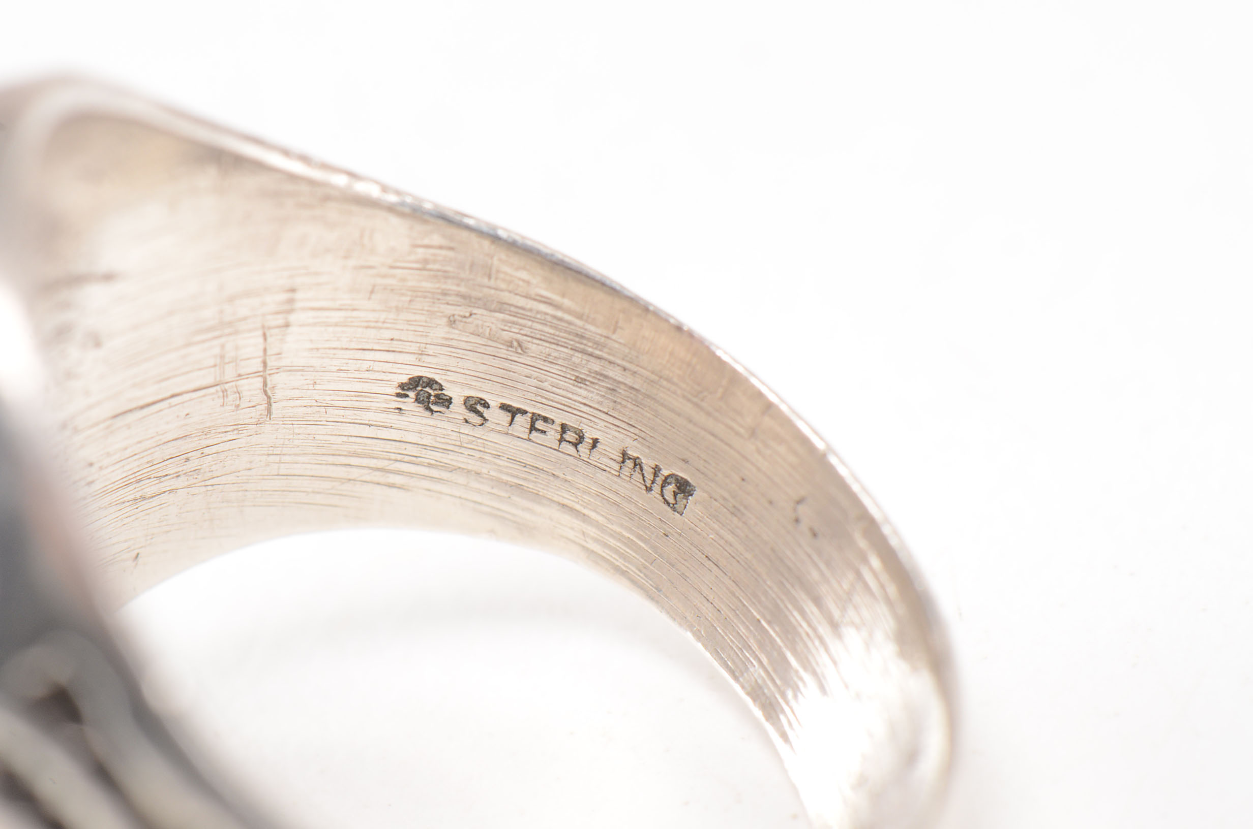 Native American Turquoise Sterling Ring by Sunbell