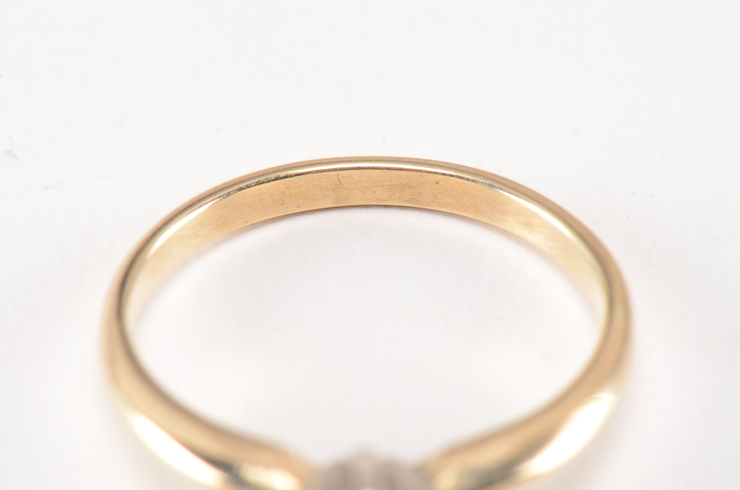 10K Gold Old European Cut Diamond Ring