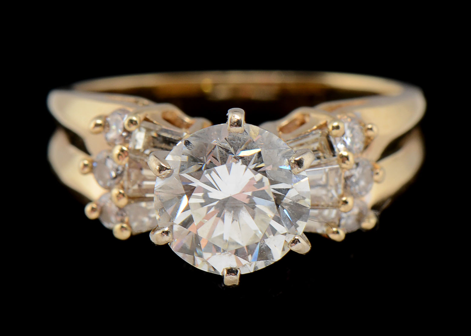 14K Two-Tone Gold Diamond Ring