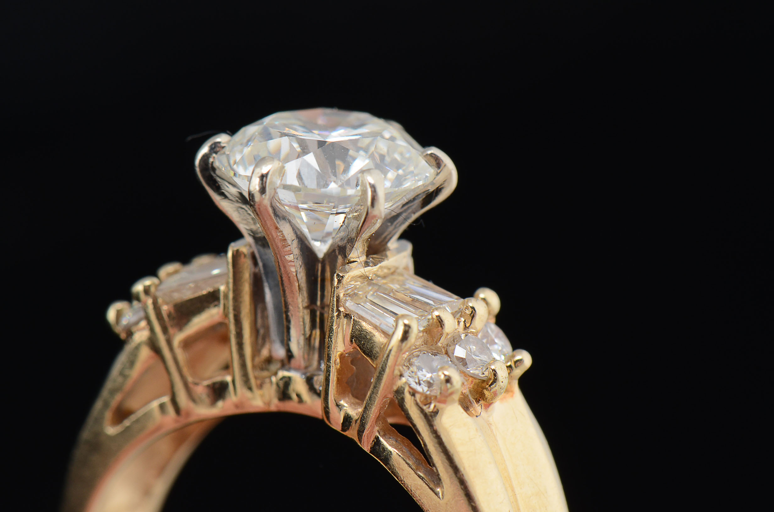 14K Two-Tone Gold Diamond Ring