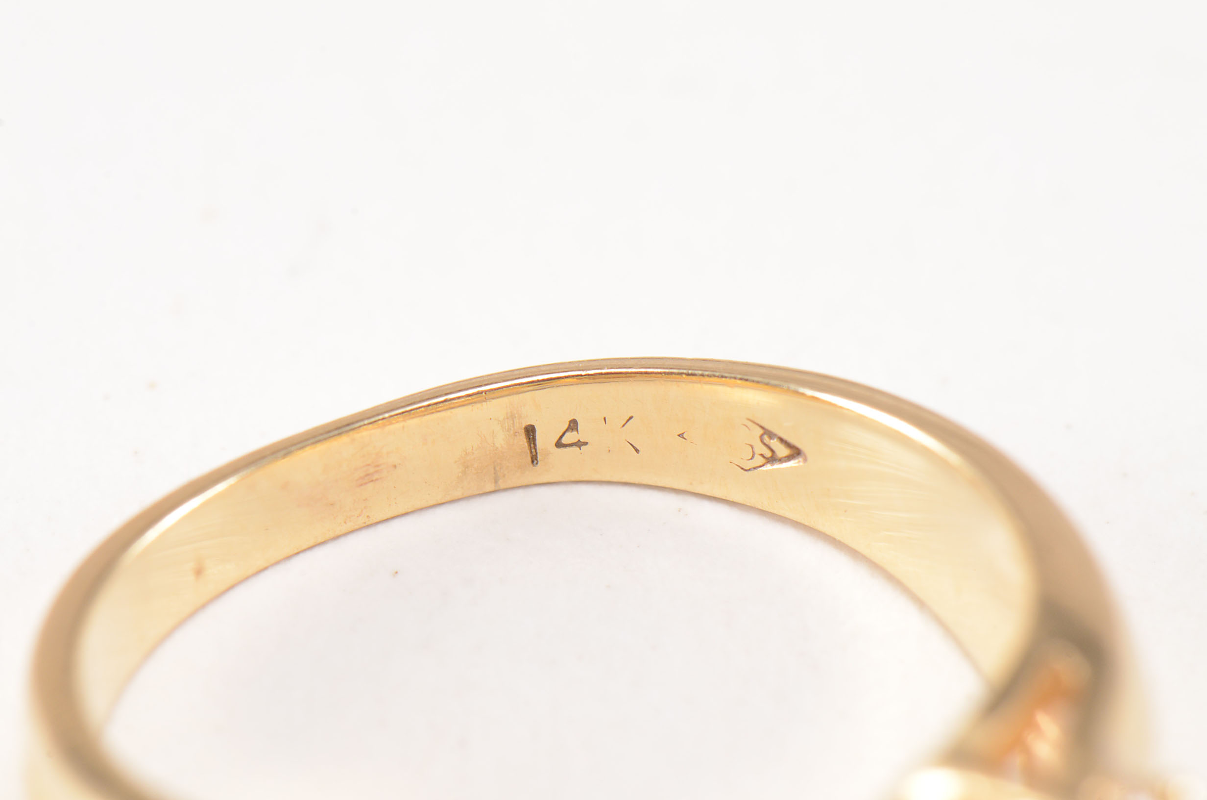 14K Two-Tone Gold Diamond Ring