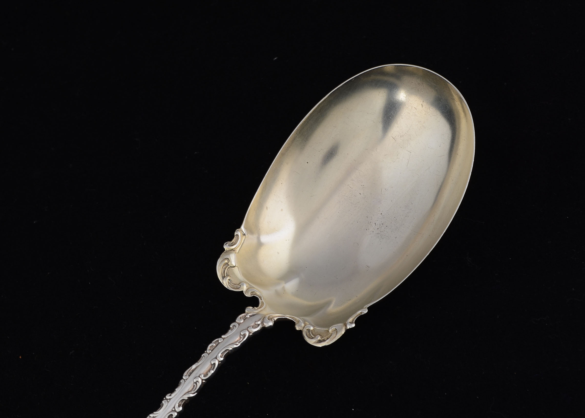 Whiting Manufacturing Company "Louis XV" Sterling Berry Spoon