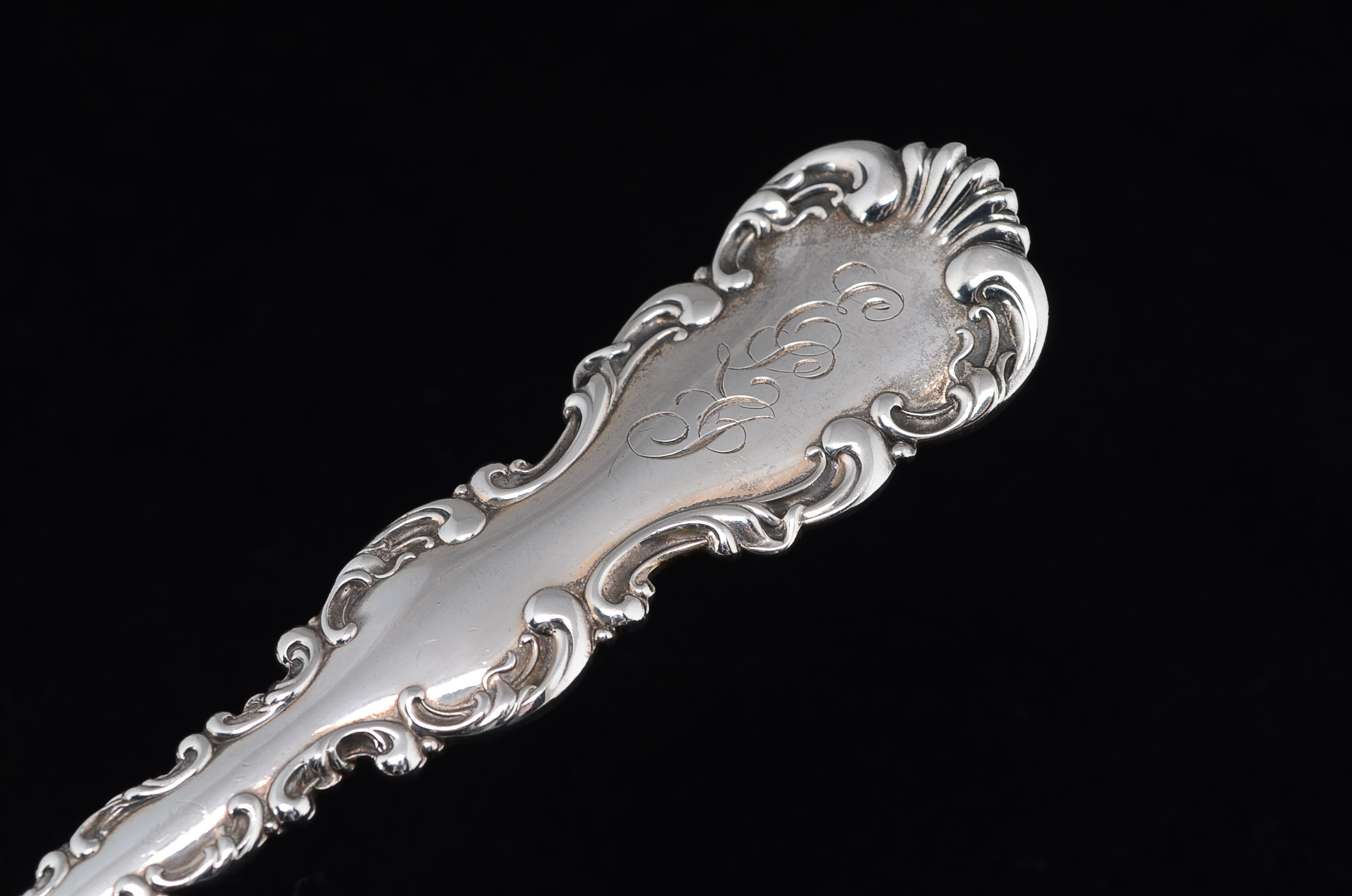 Whiting Manufacturing Company "Louis XV" Sterling Berry Spoon
