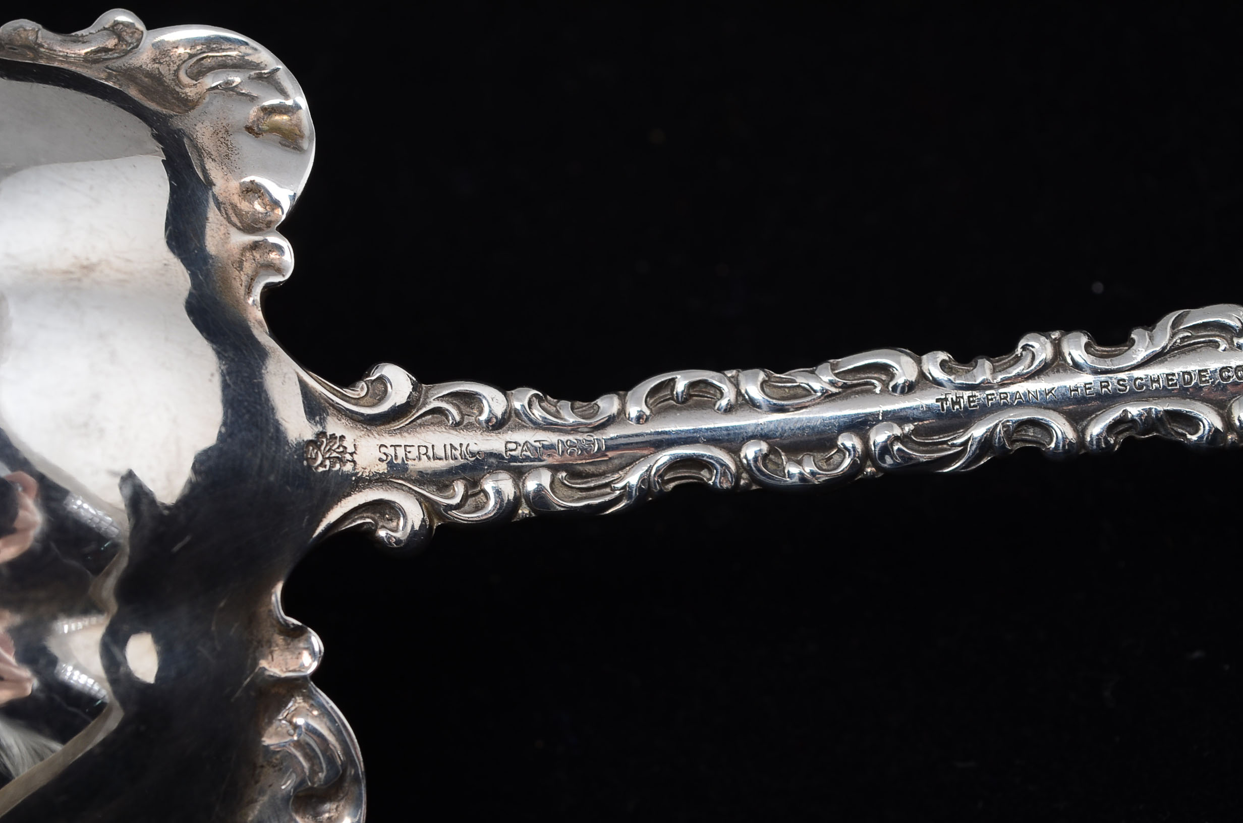 Whiting Manufacturing Company "Louis XV" Sterling Berry Spoon