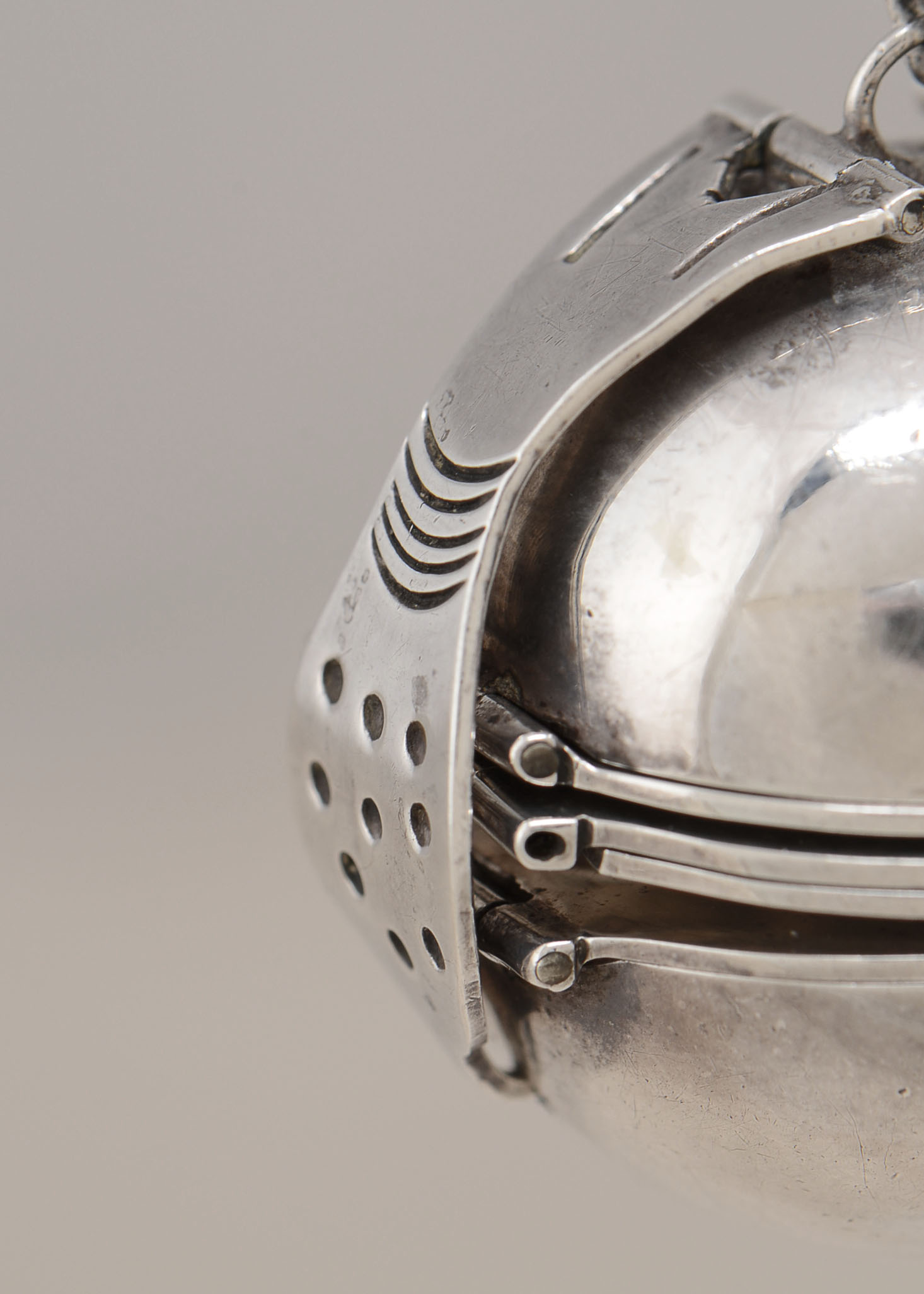 Mexican Sterling Six Photo Orb Locket