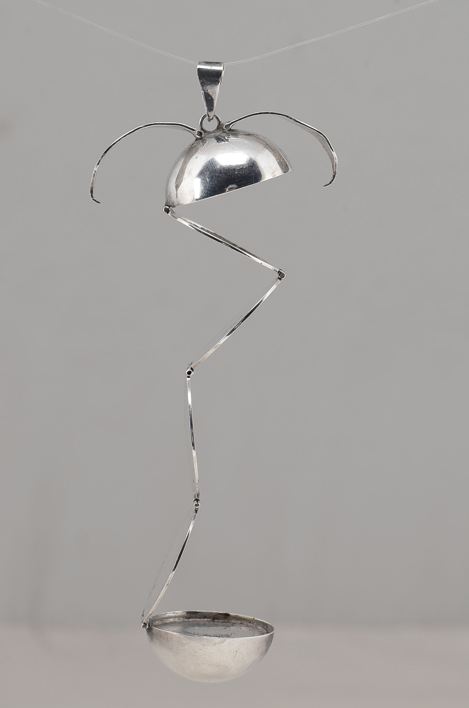 Mexican Sterling Six Photo Orb Locket