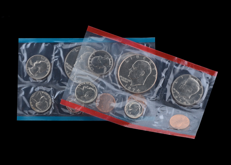 1974 United States Uncirculated Denver and Philadelphia Mint Set