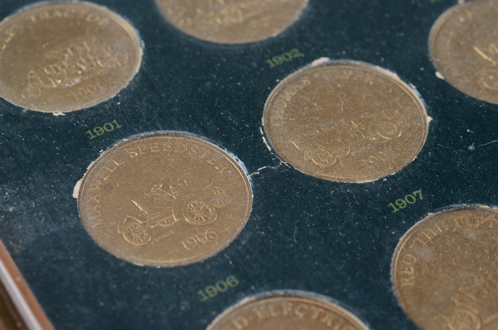 Franklin Mint Antique Car Coin Collection