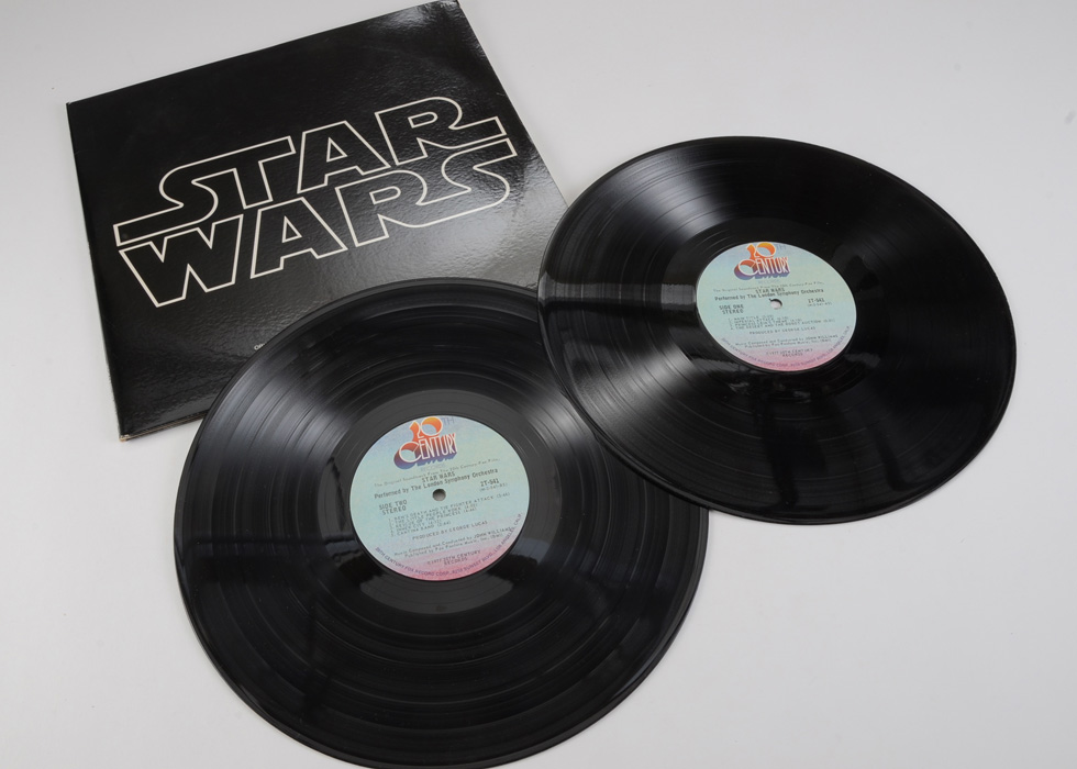"Star Wars" Original 1977 Double-LP Soundtrack and Poster