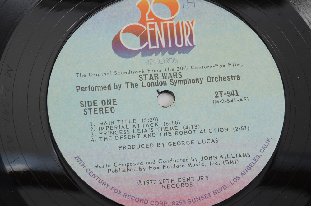 "Star Wars" Original 1977 Double-LP Soundtrack and Poster