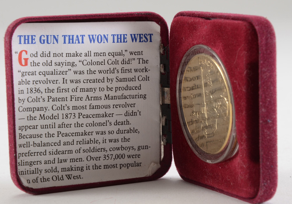 NRA Peacemaker Colt Revolver Commemorative Coin