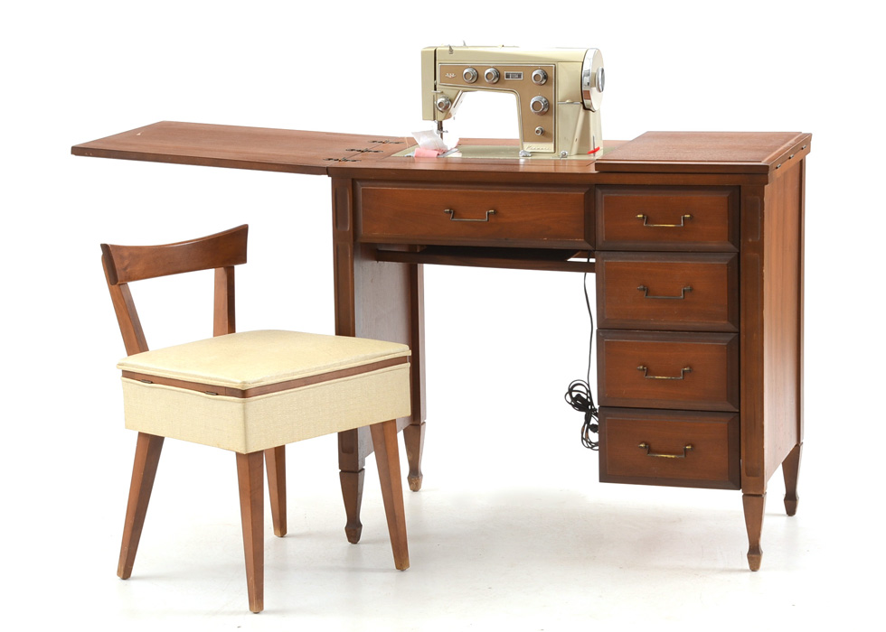 Vintage Kenmore Sewing Machine and Table