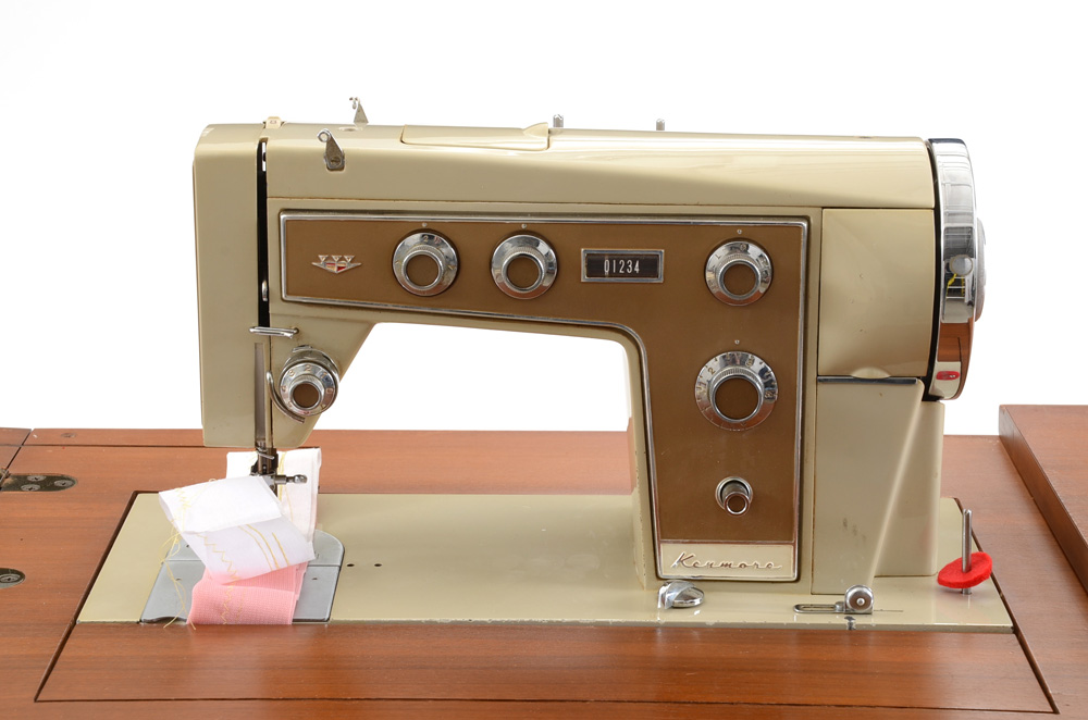 Vintage Kenmore Sewing Machine and Table