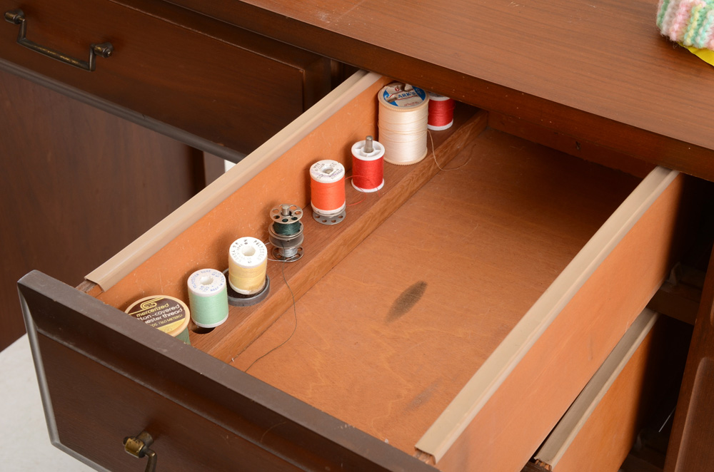 Vintage Kenmore Sewing Machine and Table