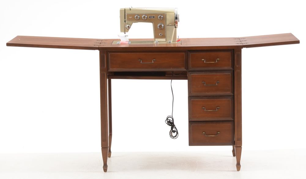 Vintage Kenmore Sewing Machine and Table