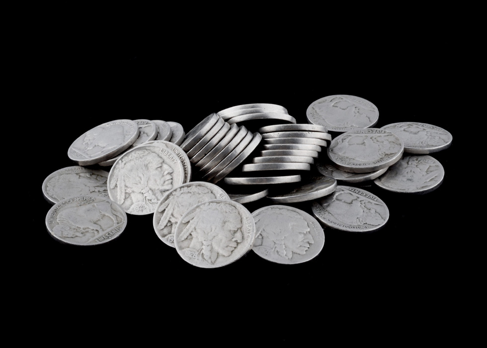 Group of (40) Buffalo Nickels