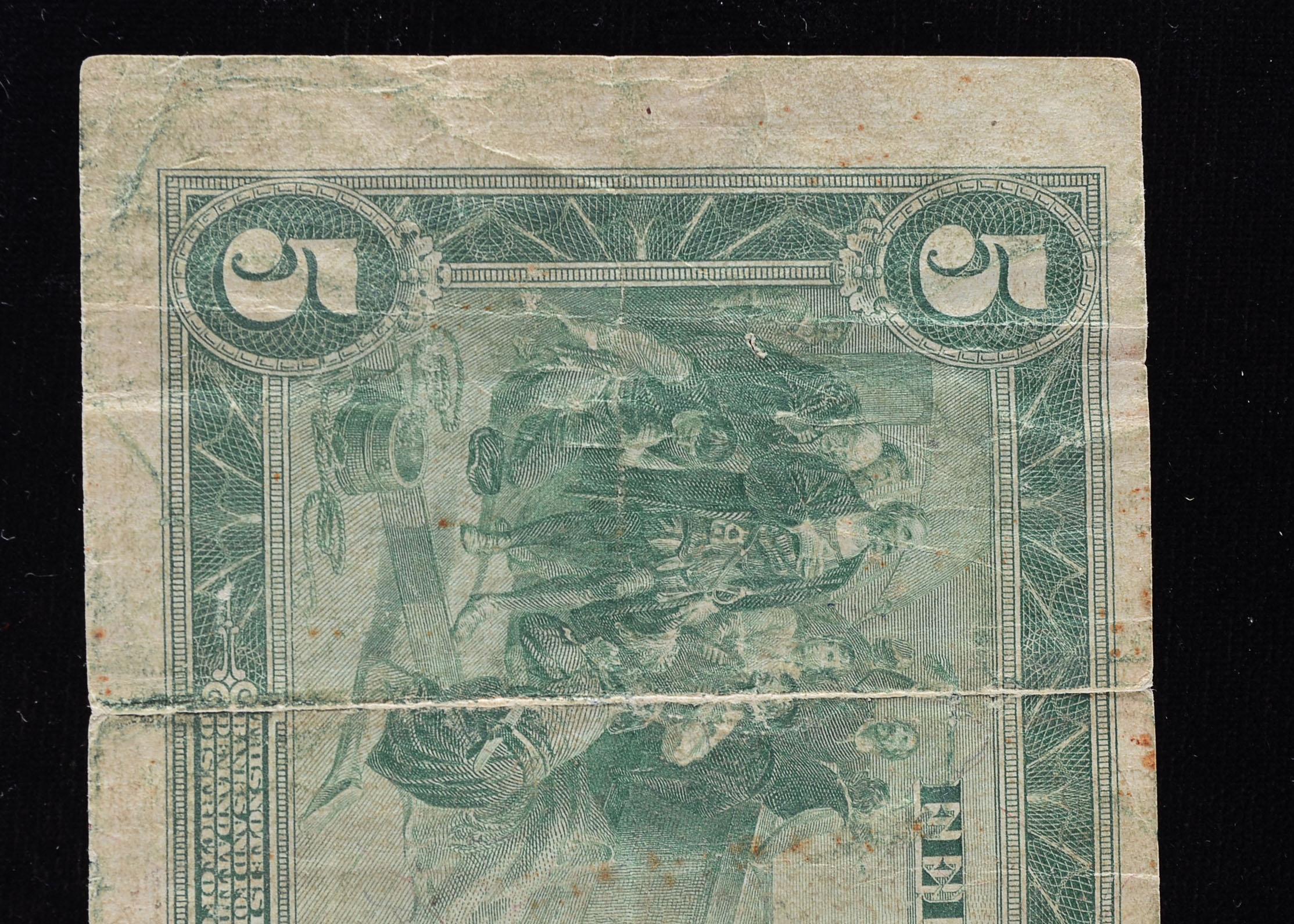 Series of 1914 Blue Seal Five Dollar Federal Reserve Note