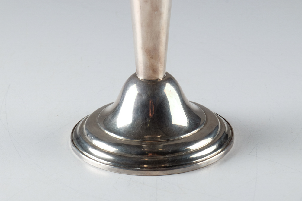 Vintage Gorham Silver Plate Tall Tapered Vase